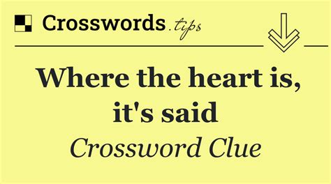 Previously said crossword clue answers 